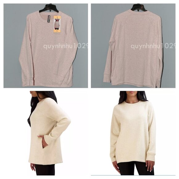 Kirkland Signature Sweaters - Kirkland Signature Ladies' Cozy Fleece Crewneck